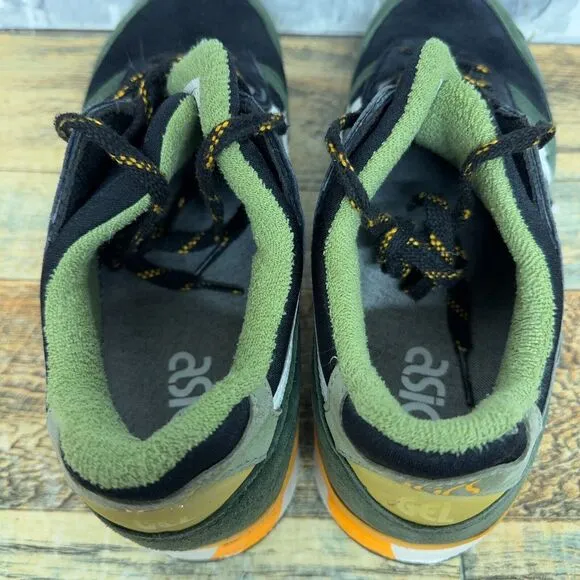 J. Crew x Asics Gel‎ Lyte 3/ US 11/ Green, Black, Yellow/ H53BK 9001