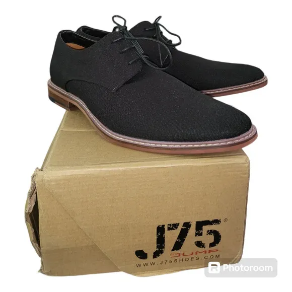 J75 mens canvas style dress shoes size 12