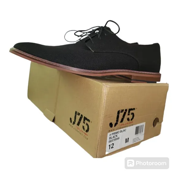 J75 mens canvas style dress shoes size 12