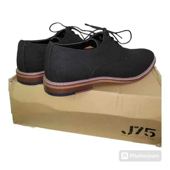 J75 mens canvas style dress shoes size 12