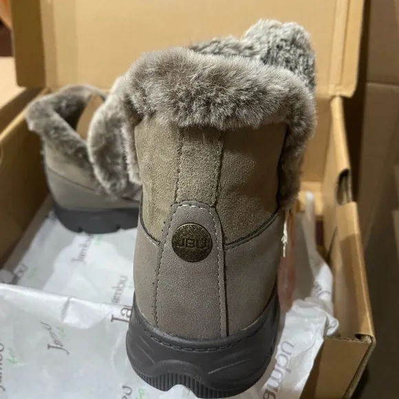 Jambu granite faux fur lined boots