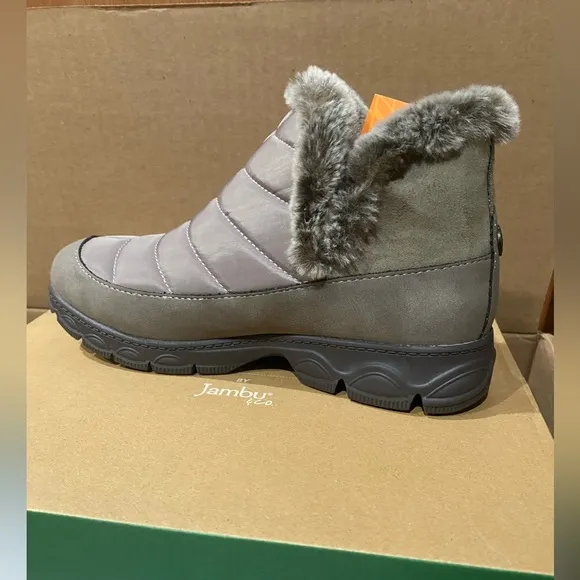 Jambu granite faux fur lined boots