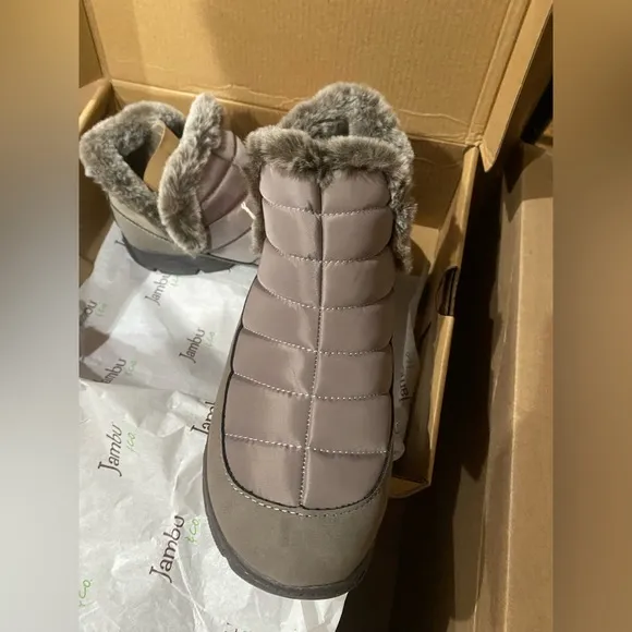 Jambu granite faux fur lined boots
