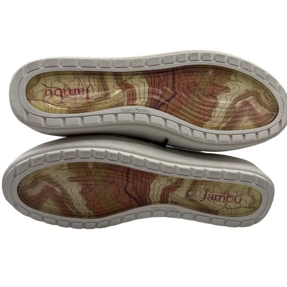 Jambu Sneakers Womens Size 8.5 M Jenny Knit Multicolor Unique Comfort Shoes