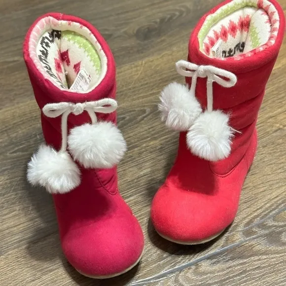 Janie and Jack girls winter boots size 7