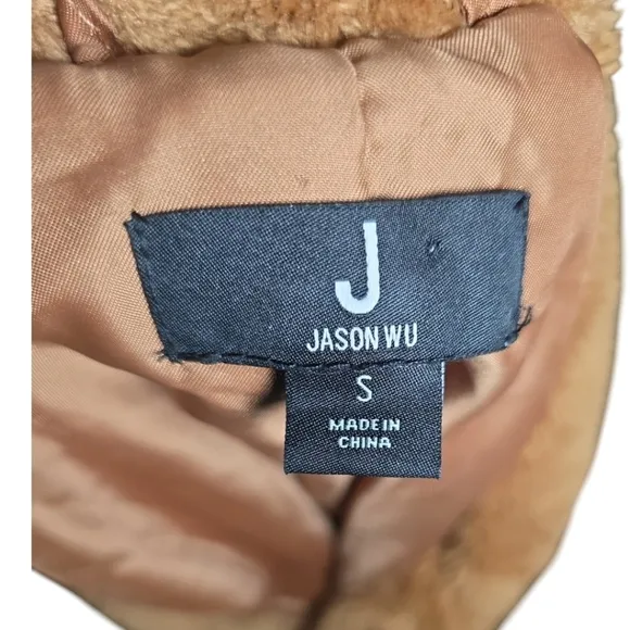 Jason Wu Brown Faux Fur Teddy Coat Size S
