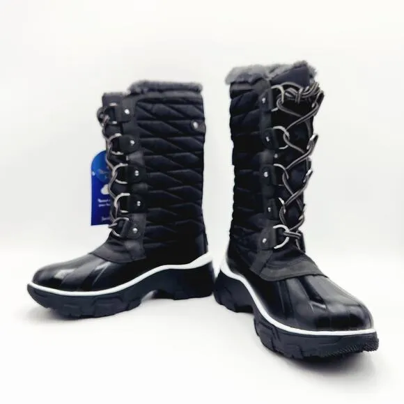 JBU by Jambu Women Black Water Resistant Lorina Chilly Winter Boots Size US 6M