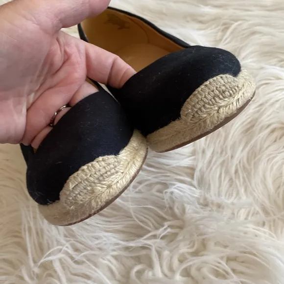 J.CREW canvas espadrille wedges