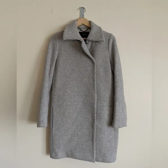 J.Crew Stadium Cloth Wool Coat by Nello Gori – Elegant &amp; Cozy (Size 4)