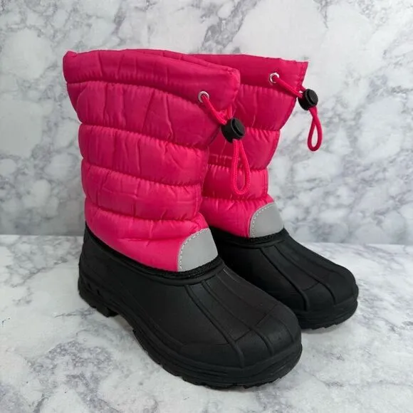 Jelly Beans Big Girls Boots sz 4 Insulated NEW # K829