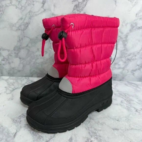 Jelly Beans Big Girls Boots sz 4 Insulated NEW # K829