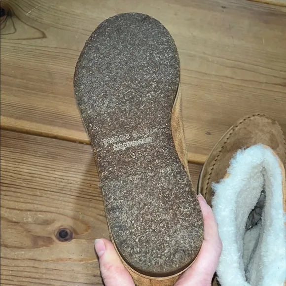 Jenni Kayne Tan Suede Shearling Boots