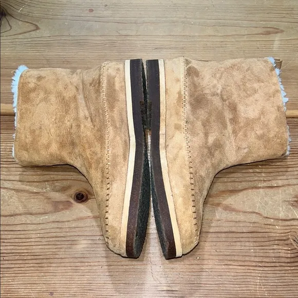 Jenni Kayne Tan Suede Shearling Boots