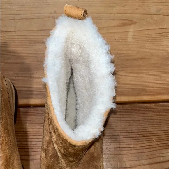 Jenni Kayne Tan Suede Shearling Boots
