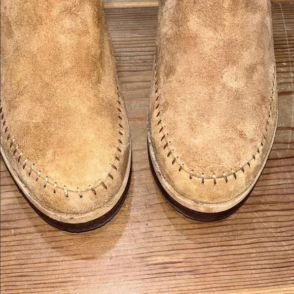 Jenni Kayne Tan Suede Shearling Boots