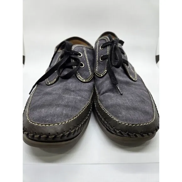 John Varvatos USA Hester Low Chukka Canvas Shoes Mens Size‎ 9 Gum Sole