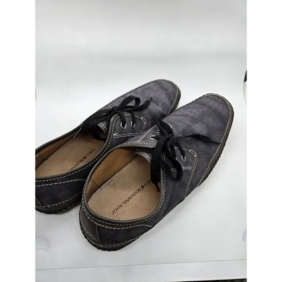 John Varvatos USA Hester Low Chukka Canvas Shoes Mens Size‎ 9 Gum Sole