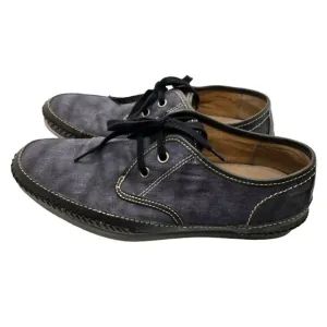 John Varvatos USA Hester Low Chukka Canvas Shoes Mens Size‎ 9 Gum Sole