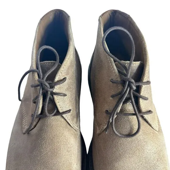 Johnston &amp; Murphy Copeland Chukka Leather Lace Up Boot Shoe Size 8.5 Men's Suede