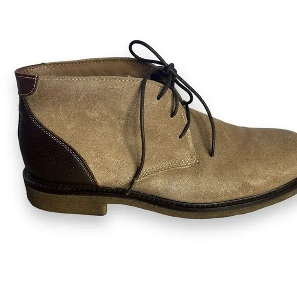 Johnston &amp; Murphy Copeland Chukka Leather Lace Up Boot Shoe Size 8.5 Men's Suede