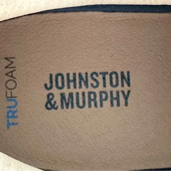 Johnston &amp; Murphy Daxton Brown Leather Sneakers U-Throat Sneaker Men’s Size 12