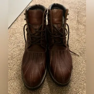 Johnston &amp; Murphy MCHUGH Shearling Duck Boot Brown 25-6540 Size 12