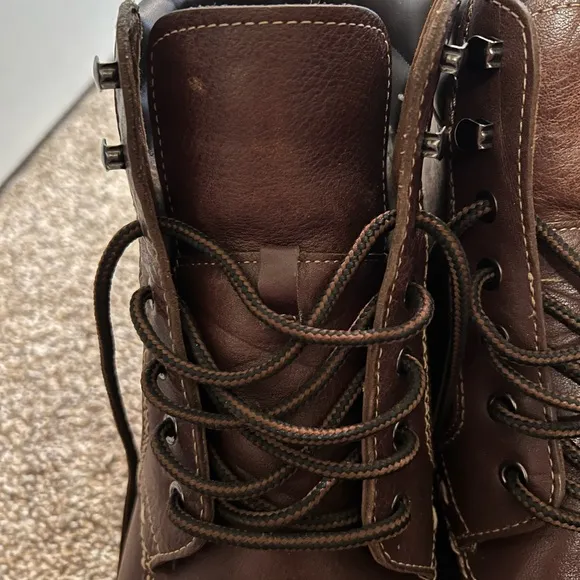 Johnston &amp; Murphy MCHUGH Shearling Duck Boot Brown 25-6540 Size 12