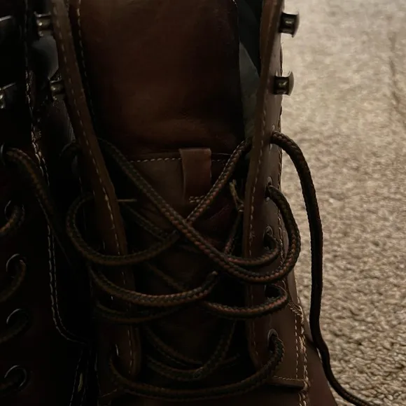 Johnston &amp; Murphy MCHUGH Shearling Duck Boot Brown 25-6540 Size 12
