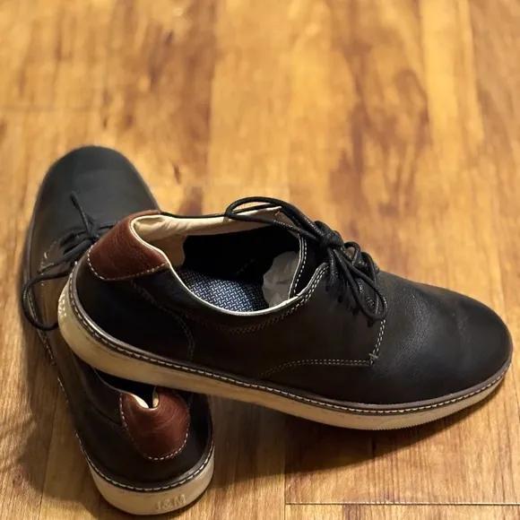 Johnston &amp; Murphy Men's Black Leather Shoes