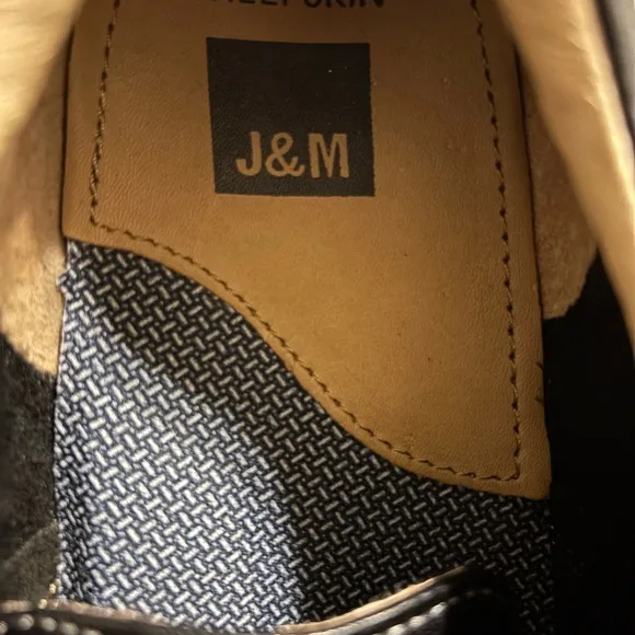 Johnston &amp; Murphy Men's Black Leather Shoes