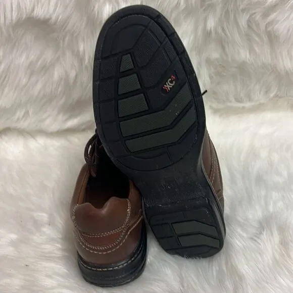 Johnston &amp; Murphy Colvard Moc Toe XC4 Mahogany Leather Loafer Size 9 B27