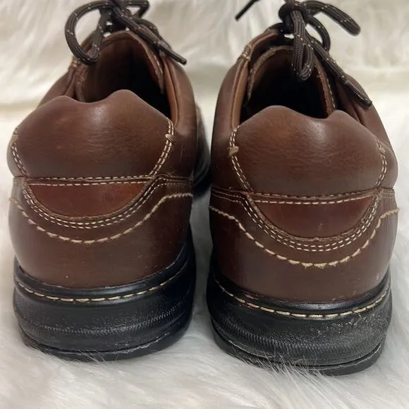Johnston &amp; Murphy Colvard Moc Toe XC4 Mahogany Leather Loafer Size 9 B27