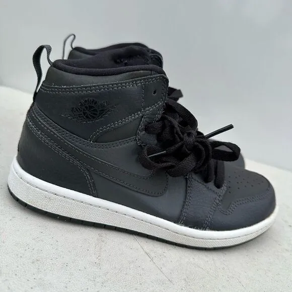 Jordan 1 Retro High Girls 1,5Y Blue Leather Shoes Nike Athletic Sneakers