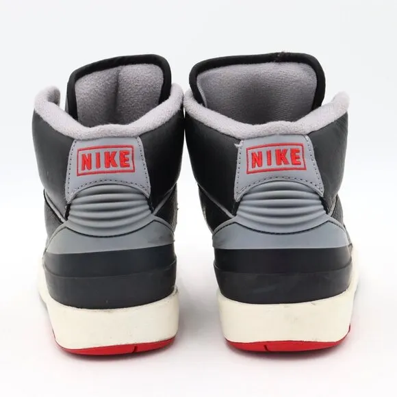 Jordan 2 Retro Mid Black Cement (GS) Youth Size 5.5 Womens Size 7 Sneakers Shoes