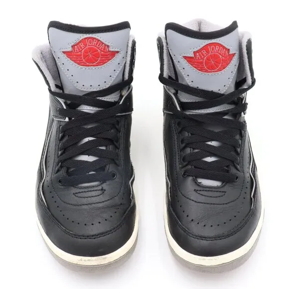 Jordan 2 Retro Mid Black Cement (GS) Youth Size 5.5 Womens Size 7 Sneakers Shoes