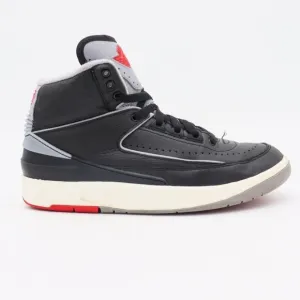 Jordan 2 Retro Mid Black Cement (GS) Youth Size 5.5 Womens Size 7 Sneakers Shoes