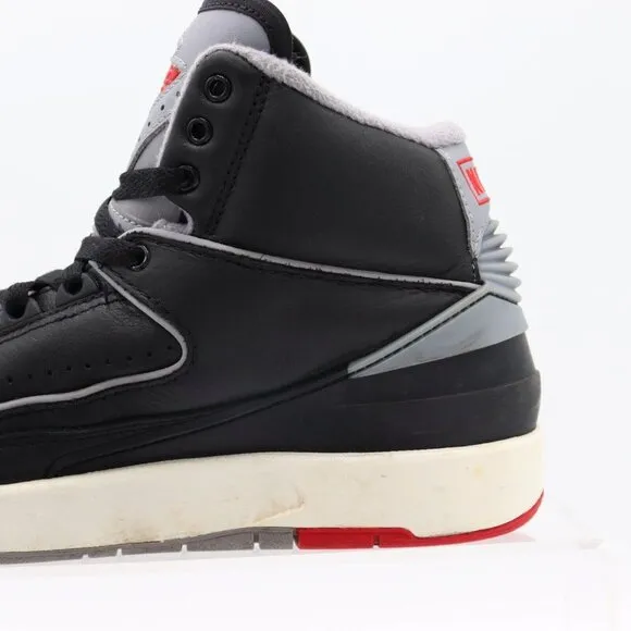 Jordan 2 Retro Mid Black Cement (GS) Youth Size 5.5 Womens Size 7 Sneakers Shoes