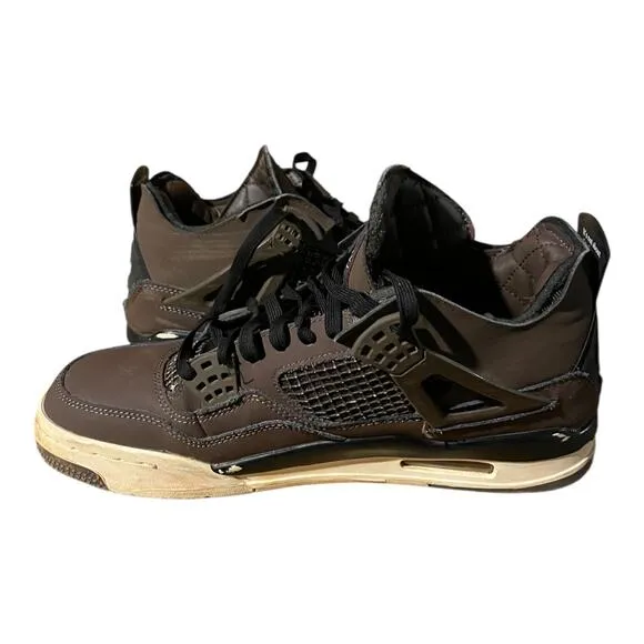 Jordan 4 Retro A Ma Maniere Mid Violet Ore Size 9.5 Beat Basketball Sneakers