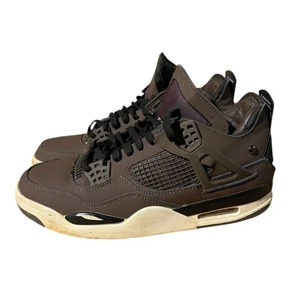 Jordan 4 Retro A Ma Maniere Mid Violet Ore Size 9.5 Beat Basketball Sneakers