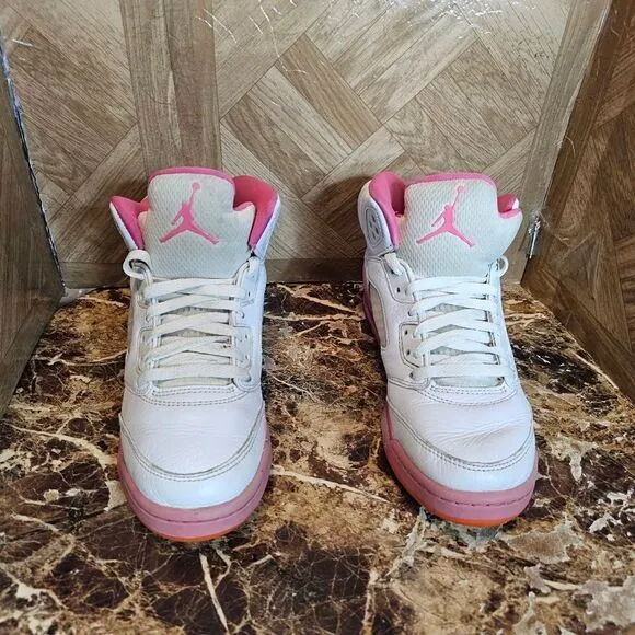 Jordan 5 Retro WNBA Pinksicle orange women's size 8. GS 6.5.   683