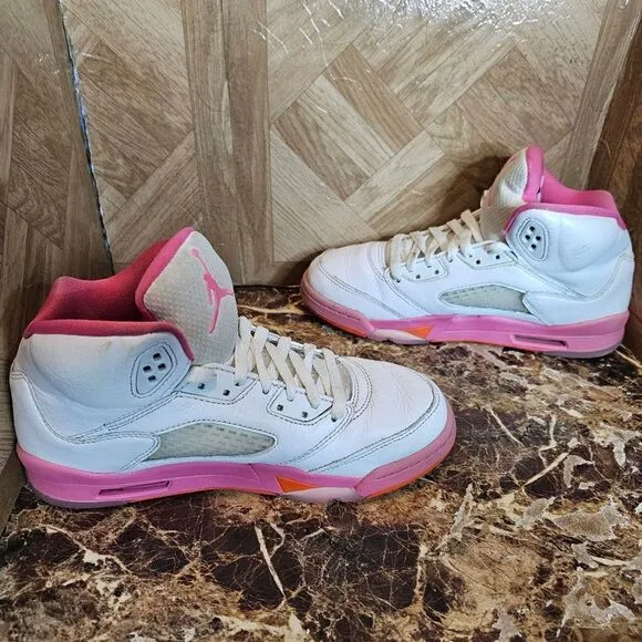 Jordan 5 Retro WNBA Pinksicle orange women's size 8. GS 6.5.   683