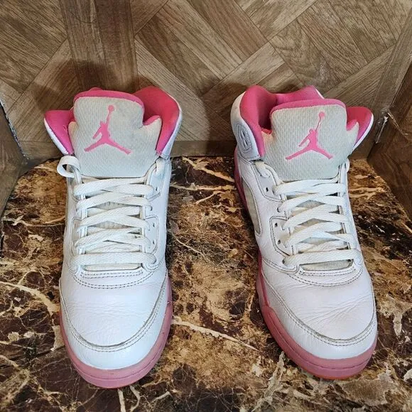 Jordan 5 Retro WNBA Pinksicle orange women's size 8. GS 6.5.   683