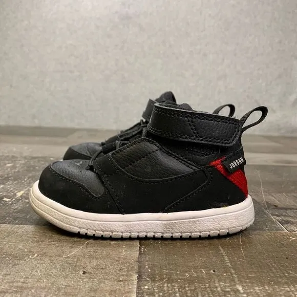 Jordan fadeaway toddler 6c shoes black red athletic sneakers