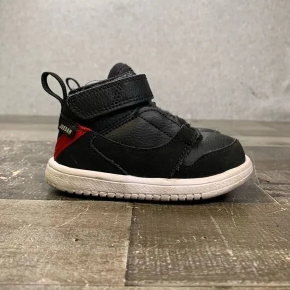 Jordan fadeaway toddler 6c shoes black red athletic sneakers