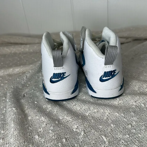 JORDAN  Jumpman MVP Toddler Basketball Shoes Sneakers White Blue 8C 8