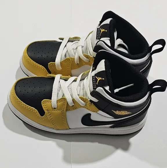 Jordan Toddler Boy Girl Air Jordan 1 Mid Sneakers Size 10 C Shoes AJ1 MID SS