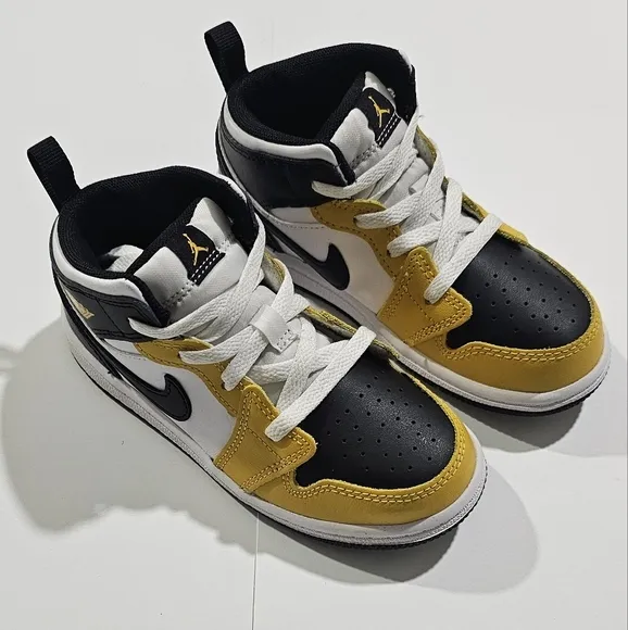 Jordan Toddler Boy Girl Air Jordan 1 Mid Sneakers Size 10 C Shoes AJ1 MID SS