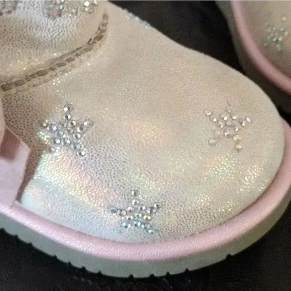 Juicy Couture Y2k Pink Lil Southgate Rhinestones Fur Boots Toddler's 5