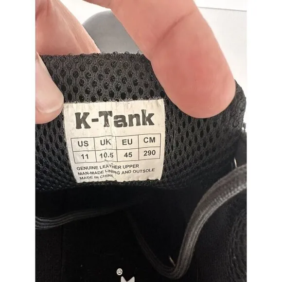 K-Tank Men‘s Safety Steel Toe Shoes 11 Industrial Construction Work Rubber Sole