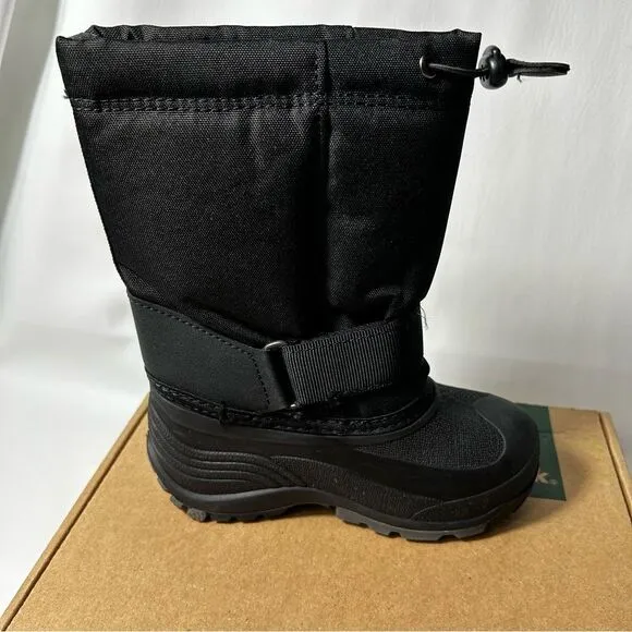 Kamik - Boy's Rocket Wide Black Boot - Size 12 Little Kid W